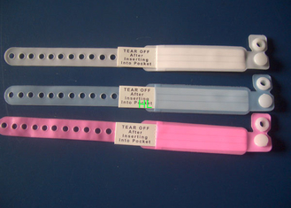 Porcellana Banda eliminabile dell'adulto/bambino del braccialetto dell'identificazione di identificazione del PVC del paziente fornitore