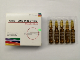 Porcellana Medicine dell'iniezione della cimetidina 200 AMPOLLE/SCATOLA di mg/2mL 2*5 fornitore