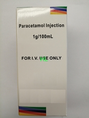 Porcellana Medicine BP/USP dell'Antipiretico-analgesico 1G/100ML dell'iniezione del paracetamolo fornitore